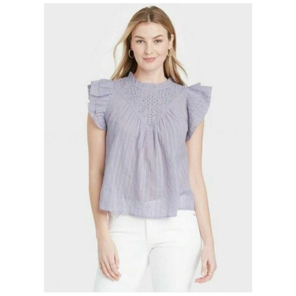 Cottagecore Babydoll Universal Thread Size XS Peasant Coquette Milkmaid Top